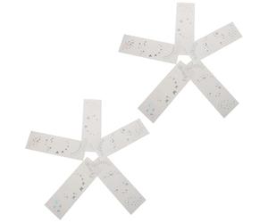 Générique Lot de 10 Autocollants Visage Métalliques Imperméables Paillettes Holographiques Multicolores Maquillage du Visage pour Festivals et Concerts Stickers Décoratifs Retrait