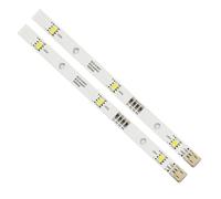 Générique Lot de 10 bandes lumineuses LED for réfrigérateur congélateur, for modèles E349766, MDDZ-162A, 1629348, DC12 V, 2 W, HCDM415LC, BCD-630WT(2pcs)