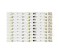 Générique Lot de 10 bandes lumineuses LED for réfrigérateur congélateur, for modèles E349766, MDDZ-162A, 1629348, DC12 V, 2 W, HCDM415LC, BCD-630WT(10pcs)
