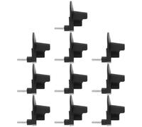 Générique Lot de 10 Blocs Attrape-chaîne pour Tronçonneuse, Stabilisateurs de Chaîne en Abs et Acier, Compatibles Modèles 45/52/58, Accessoire Anti-Vibration pour Usage Jardin et Forêt