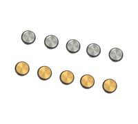 Générique Lot de 10 Bouchons pour Trous de Flûte, Accessoires Portables Dorés pour Instruments de Musique