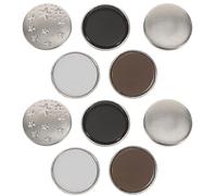 Générique Lot de 10 Boutons de Rechange Réglables en Métal pour Jeans Boutons Pression Ajustables sans Clou Outil de Pose pour Vêtements Accessoires Couture Polyvalents