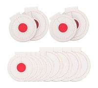 Générique Lot de 10 Cibles Blanches en Microfibre Pratique de Tir, Légères et Faciles à Transporter, pour Usage Personnel Suspendre Murale