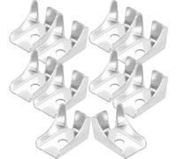 Générique Lot de 10 Clips de Support en Acier pour armoires de Rangement et classeurs, Structure Simple