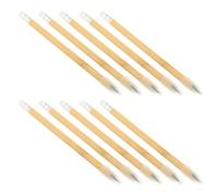 Générique Lot de 10 Crayons Éternels en Bambou Réutilisables sans Encre, Mine Résistante la Casse, Finition Antidérapante, pour Dessin et Écriture au Bureau, École et Maison, Fournitures