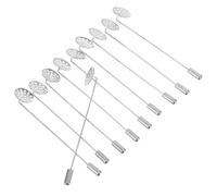 Générique Lot de 10 Épingles Créatives en Cuivre Argenté, Faciles à Utiliser pour Couture, Accessoires pour Loisirs Créatifs et Décoration Vestimentaire