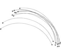 Générique Lot de 10 fils de rechange pour Lyre 17 CM