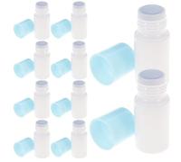 Générique Lot de 10 Flacons Roll-On Vides 20 Ml Tête Éponge Flacon Liquide Externe Multifonction Petit Format Portable Usage Domestique et Voyage Couleur Aléatoire Couleur Aléatoire
