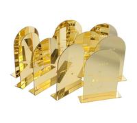 Générique Lot de 10 Marque-places en Acrylique Doré Socles, Chiffres de Table 1 à 10, Panneaux de Numéros de Table en Acrylique 3d pour Mariage, Fiançailles et Décoration de Réception