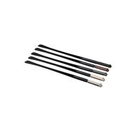 Générique Lot de 10 paires de branches flexibles en métal à ressort de 6 mm de largeur avec embout long for lunettes, accessoire de réparation(6W Various Color)