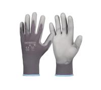 Générique Lot de 10 Paires de Gants Manutention, Travaux de Précision, Atelier, Industrie - Gants de Protection - Fins, Légers et Confortables - Polyester 100% Recyclé - Lavables (T8)