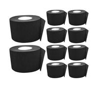 Générique Lot de 10 Papiers de Cou Jetables Noirs en Papier Crépon Doux Peau, Réduisant, pour Coiffure et Shampooing en Salon
