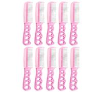 Générique Lot de 10 Peignes à Postiche en Acier Antistatique, Peignes Métalliques pour Démêlage Facile des Perruques Synthétiques, Accessoire Coiffure Professionnel pour Extensions