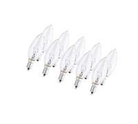 Générique Lot de 10 Petites Ampoules à vis pour Bougie, Ampoule à vis Claire Ses / E14, 240V