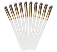 Générique Lot de 10 Pinceaux Correcteurs Biseautés pour Maquillage Pinceaux Professionnels Yeux et Sourcils Kit de Maquillage Précis pour Estomper et Camoufler Usage Personnel et