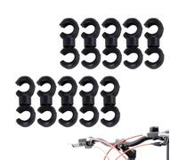Générique Lot de 10 Serre-câbles pour Vélo, Serre-câbles De Frein VTT, Rangement D'accessoires De Cyclisme, Boucle De Câble pour Menottes, Boucle Speed Tube S
