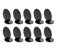 Générique Lot de 10 Set de Panneaux de Table Ronds en Acrylique Noir avec Support, Numéros Personnalisables pour Mariage, Fête et Anniversaire, Marque-places Élégants et Réutilisables
