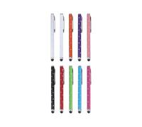 Générique Lot de 10 Stylets Capacitifs en Métal pour Tablette et Téléphone, Stylo Tactile Précis pour Dessin et Jeux, pour Prise de Notes et Contrôle D'écran