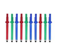 Générique Lot de 10 Stylets pour Écran Tactile Résistants aux Rayures Stylets Fins Multifonctions Compatibles Tablettes et Précis pour Écrans Couleur Aléatoire