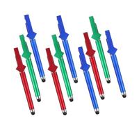 Générique Lot de 10 Stylets Tactiles en Plastique Support Téléphone, Stylo Précis pour Écran Tactile, Accessoire Tablette pour Usage Domestique Couleur Aléatoire