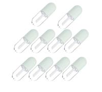 Générique Lot de 10 Tubes de Gloss à Lèvres Vides 5 Ml, Petits Contenants Légers Verts pour Huile à Lèvres Faits Maison, Flacons Portables pour Maquillage et Voyages