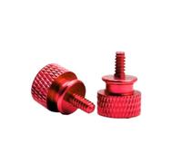 Générique Lot de 10 vis moletées en Aluminium coloré M3/M4 de 6 mm/8 mm de Long, for Panneau latéral de boîtier PC, anodisées, 10 Couleurs(GED,6MM_M3)