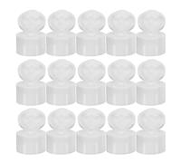 Générique Lot de 100 Bouchons à Clapet en Plastique Pp Blanc 28 Mm Remplacement Couvercle Flacon Lotion Corps, Distributeur Étanche et Pratique pour Cosmétiques et Soins Personnels