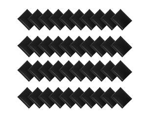 Générique Lot de 100 Enveloppes Matelassées Noires 11x13 4 Cm, Paquet D'expédition Auto-adhésifs Étanches à Bulles pour Emballage Express, Protection et Anti-déchirure, Usage Professionnel