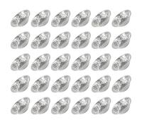 Générique Lot de 100 Moules à Mini-tartelettes en Aluminium Argenté, Résistants aux Rayures et Jetables, Cuisson de Desserts et Biscuits Lors de Banquets