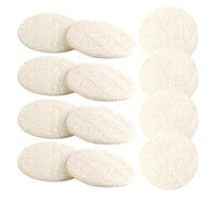 Générique Lot de 12 Éponges Exfoliantes Visage en Luffa Naturel Diamètre 55 CM Réutilisables et Lavables Gommage Doux et Nettoyage Profond pour Peau Fraîche Excès de Sébum Soin Visage