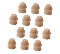 Générique Lot de 12 Mini Meubles Miniatures pour Maison De Poupée Accessoires en Bois Marron Clair