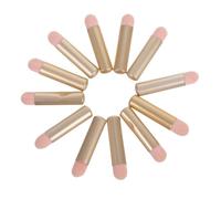 Générique Lot de 12 Mini Pinceaux Maquillage Portables pour Lèvres et Yeux Compacts Rangement Pratique pour Voyages