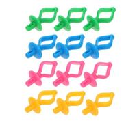Générique Lot de 12 Pinces à Canette en Silicone Serrage-Bobines Anti-Déroulement Fixateurs de Fil Compatibles Machine à Coudre Accessoires de Couture Pratiques pour Organisation