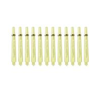 Générique Lot de 12 tiges de fléchettes Multicolores pour Pointes en Acier, kit de Remplacement de tiges de 45 mm/35 mm avec Joints toriques en Acier Inoxydable pour affûteur de fléchettes.