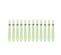 Générique Lot de 12 tiges de fléchettes Multicolores pour Pointes en Acier, kit de Remplacement de tiges de 45 mm/35 mm avec Joints toriques en Acier Inoxydable pour affûteur de fléchettes.