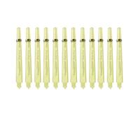 Générique Lot de 12 tiges de fléchettes Multicolores pour Pointes en Acier, kit de Remplacement de tiges de 45 mm/35 mm avec Joints toriques en Acier Inoxydable pour affûteur de fléchettes.