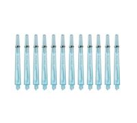 Générique Lot de 12 tiges de fléchettes Multicolores pour Pointes en Acier, kit de Remplacement de tiges de 45 mm/35 mm avec Joints toriques en Acier Inoxydable pour affûteur de fléchettes.