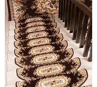 Générique Lot de 13 Tapis de marches d'escalier antidérapants et Auto-adhésifs, 10x24x100cm