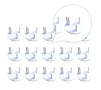 Générique Lot de 15 Cache-prises Électriques pour Prise Standard du Royaume-uni en Abs Blanc, Protection Enfants Contre la Poussière le Feu, Sécurité pour Prises Secteur