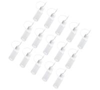 Générique Lot de 15 Flacons de Colle Vides 10ml à Embout Aiguille en Pe Flexible pour Stockage de Liquide et Bricolage DIY Précision