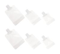 Générique Lot de 18 Pochettes Distributeurs de Lotion 30ml/50ml/100ml, Paquet D’émulsion Transparents Autoportants, Étanches et Réutilisables, pour Voyage et Rangement Cosmétique