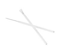 Générique Lot de 2 Aiguilles en Acier Inoxydable pour Sculpture sur Argile Outils Précis de Modelage Céramique Accessoires pour Pâte Polymère Adaptés au Travail Artistique et Finitions