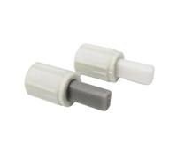Générique Lot de 2 amortisseurs pivotants for Toilettes, hydrauliques, à Fermeture Douce, Sens horaire et antihoraire, roulements, axe de Verrouillage, charnière for Couvercle de Toilettes