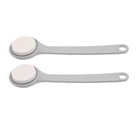 Générique Lot de 2 Applicateurs de Lotion Dos à Long Manche Ergonomique Brosse pour Crème Pommade et Huile Hydratante Outil Facile D’Application pour Soins du Dos et Corporel
