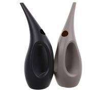 Générique Lot de 2 Arrosoirs à Long Bec 15 L en Polypropylène Résistant Arroseurs Rechargeables pour Jardinage et Plantes D’Intérieur Accessoires Légers et Pratiques Gris Clair et Gris