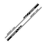 Générique Lot de 2 Autocollants de Voiture en Vinyle avec Bandes latérales de Course, pour Mercedes Benz Vito Viano Classe V W447 W639, Accessoires Automobiles