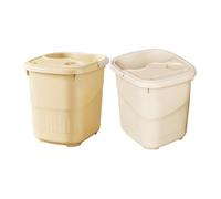 Générique Lot de 2 baignoires de massage pour les pieds, seau de lavage pour le trempage des pieds, des ongles des orteils et des chevilles, avec Un Couvercle