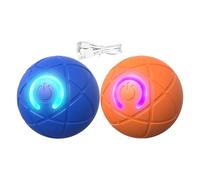 Générique Lot de 2 Balle Interactive pour Chien,Balle Automatique pour Animaux de Compagnie,Lanceur de Balle Rechargeable par USB pour Chiens