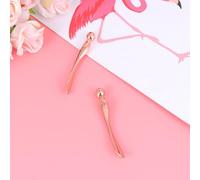 Générique Lot de 2 Bâtonnets de Massage Oculaire en Alliage Métallique Rose, Outil Compact pour Crème Contour des Yeux, Massage Visage Anti-poches, Soin Peau, Portable et Lisse, Usage