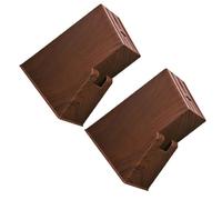 Générique Lot de 2 Blocs Porte-couteaux Imitation Bois en Plastique, Étagère de Rangement pour Couteaux et Ciseaux Cuisine, Support Compact Hygiénique pour Organisation la Cuisine
